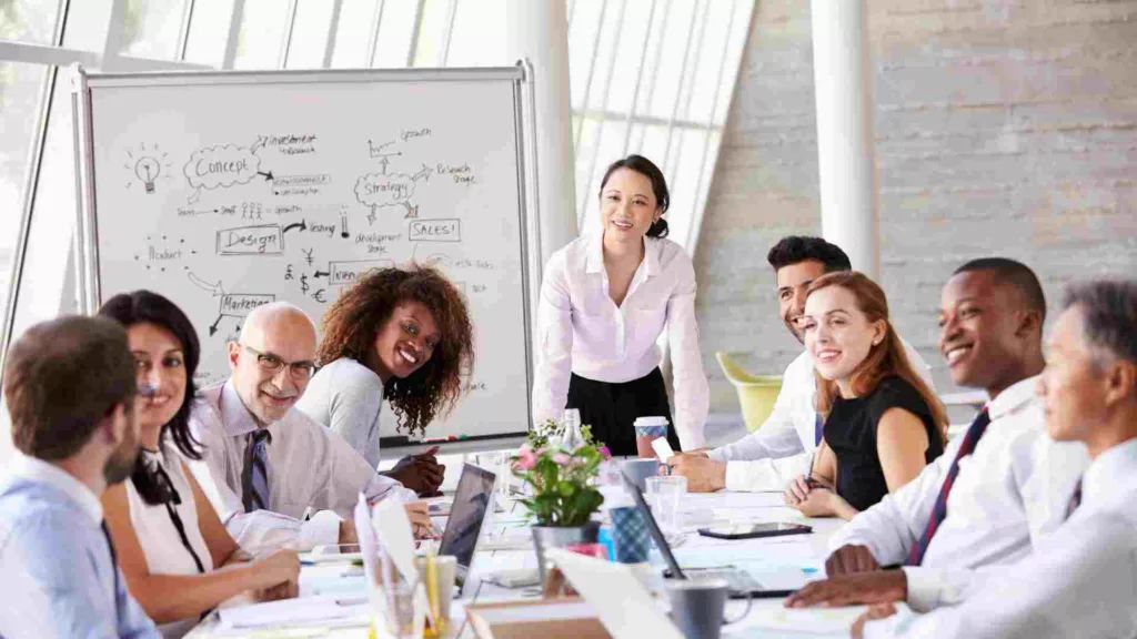 チームミーティングの様子